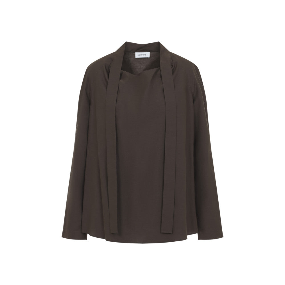 Brown Round Neck Top 1