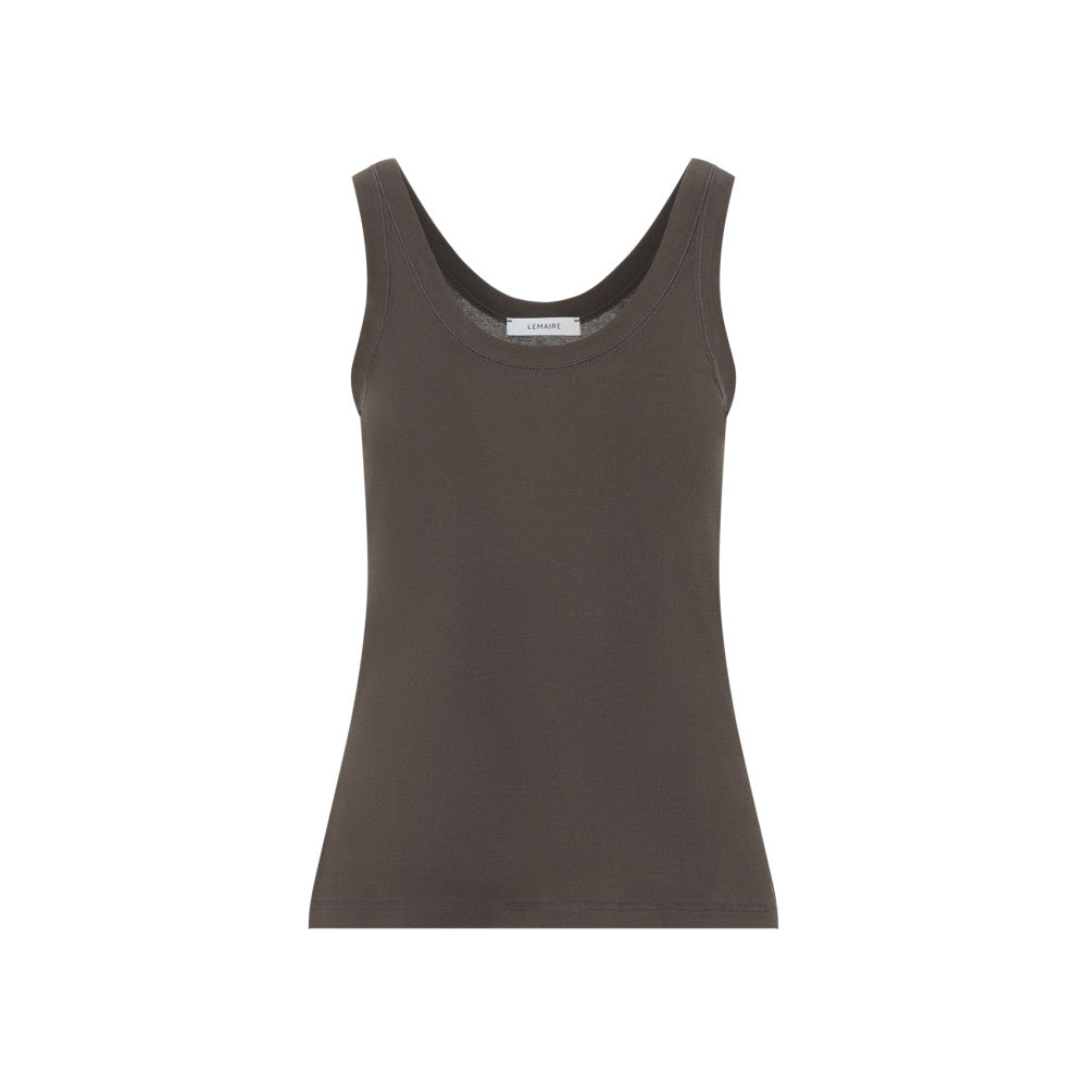 Brown Round Neck Top 1