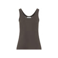Brown Round Neck Top 1