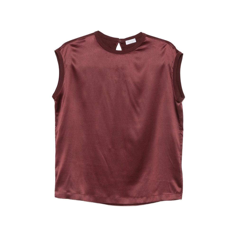Maroon Round Neck Top 3