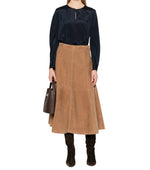 Dark Blue Round Neck Top 1