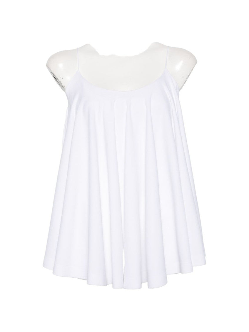 White Scoop Neck Top 3