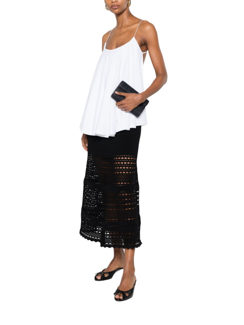 White Scoop Neck Top 5