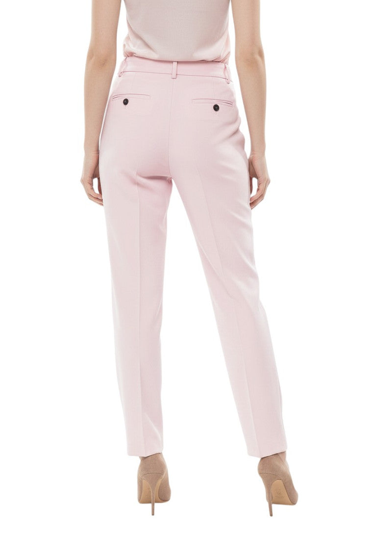 Light Pink Tapered Pleated Pants 2