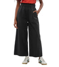 Black Relaxed Elasticated Pants 1