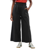 Black Relaxed Elasticated Pants 1