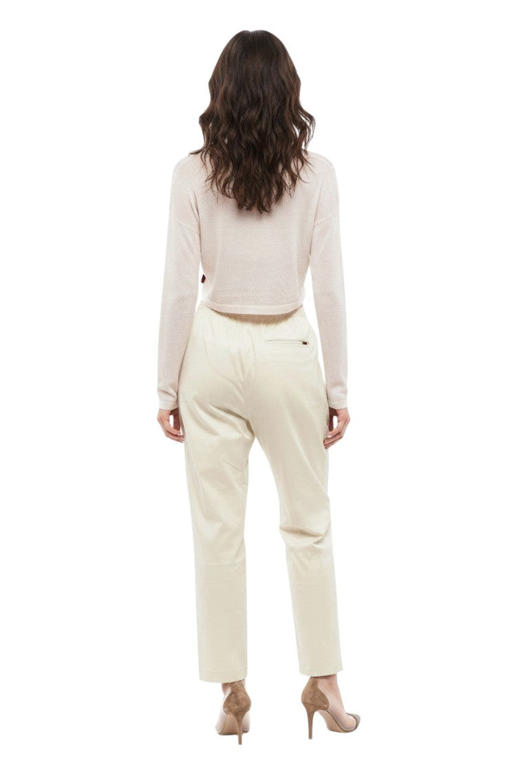White Relaxed Chinos Pants 2