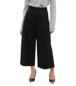 Black Loose Pleated Pant 1