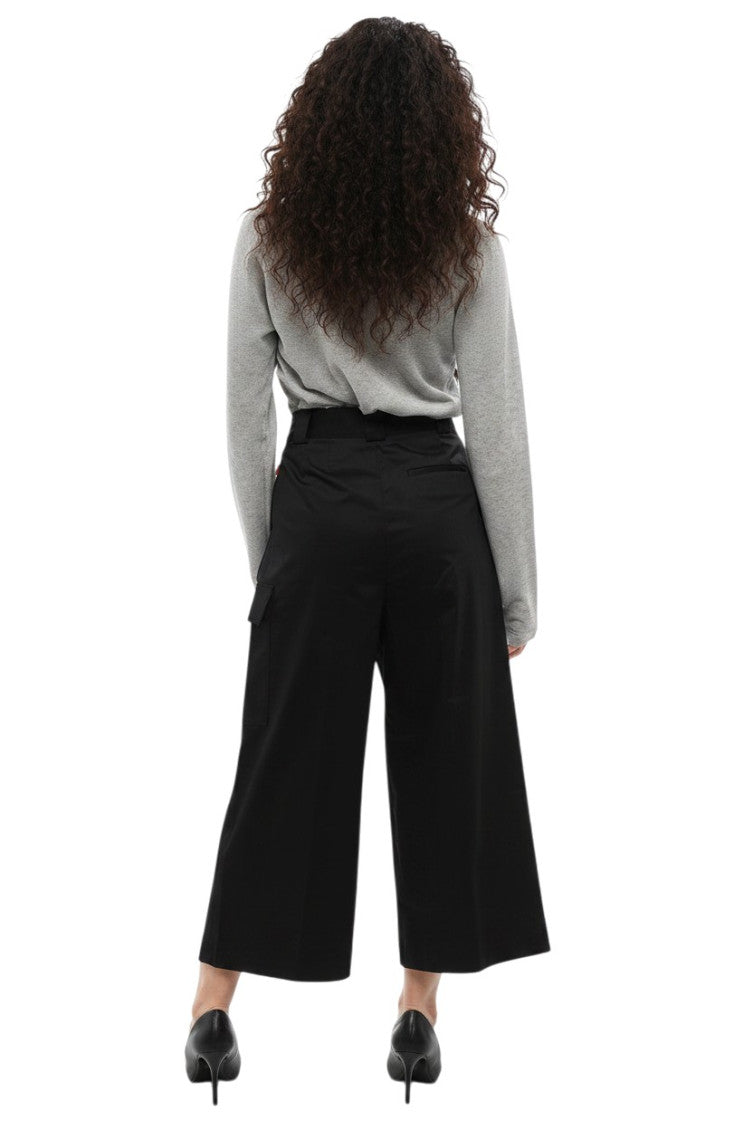 Black Loose Pleated Pant 2