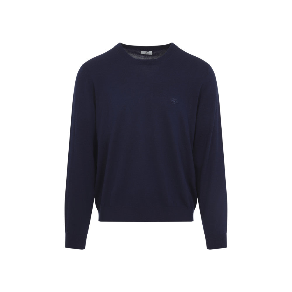 Blue Knitted Sweater 1
