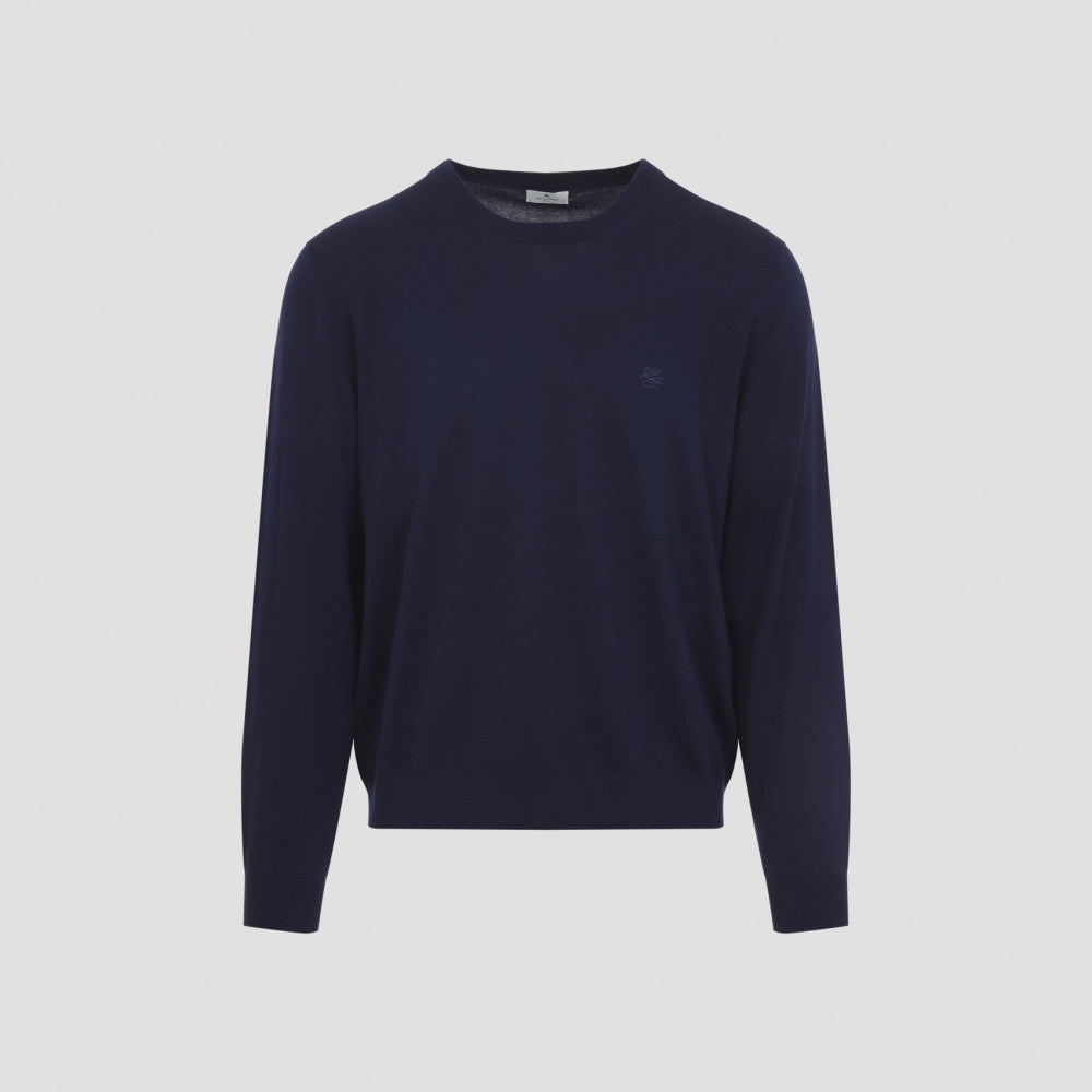 Blue Knitted Sweater 2