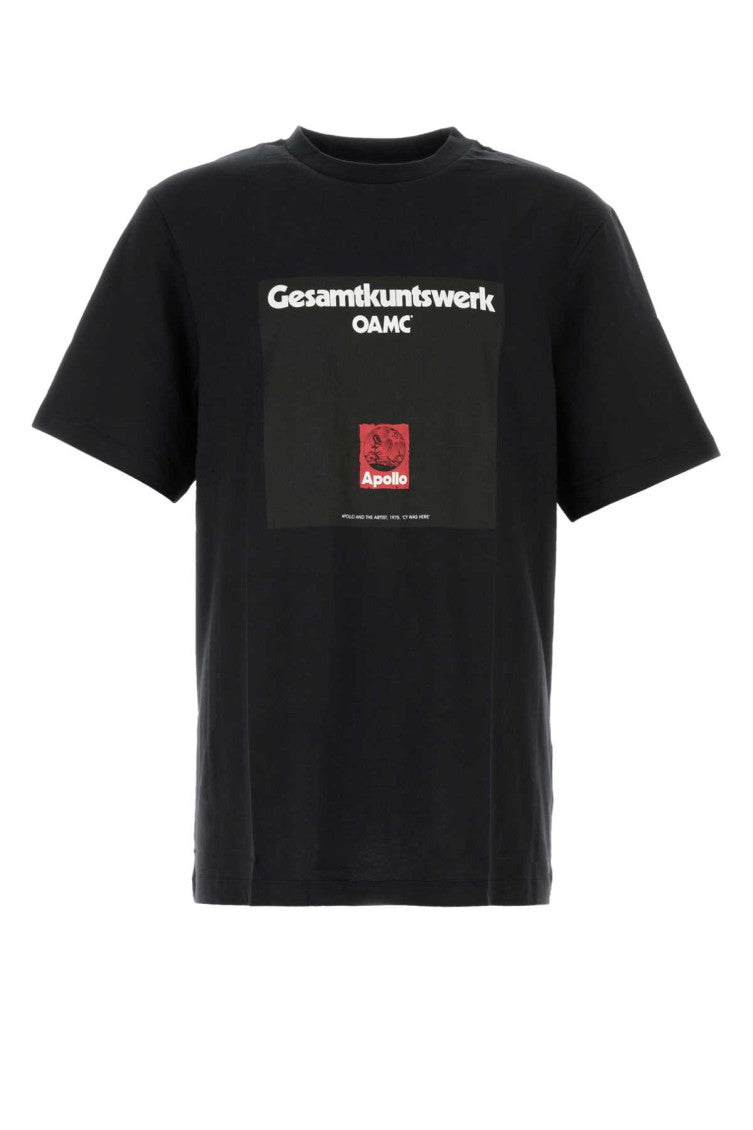 Black cotton t-shirt  1