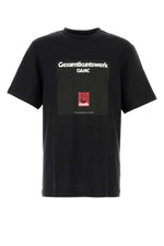 Black cotton t-shirt  1