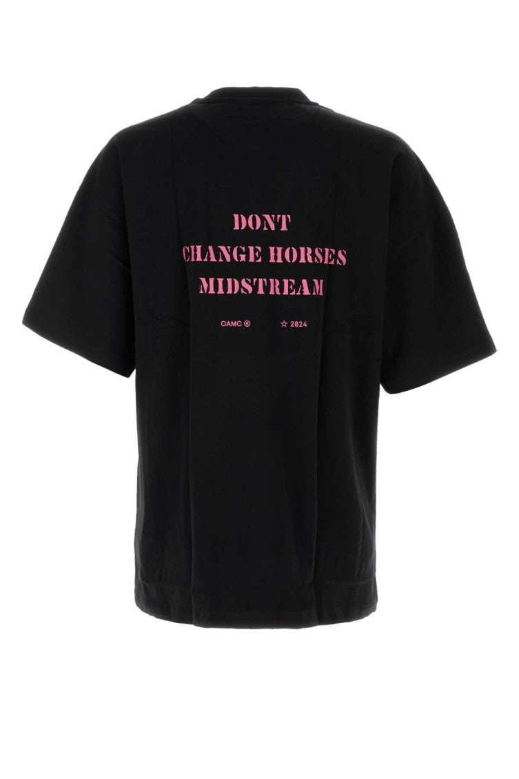 Black cotton t-shirt  2