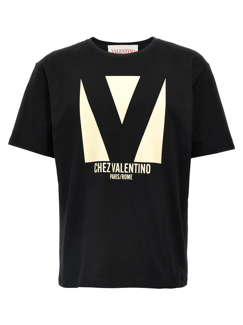 Black Chez Valentino T-shirt 1