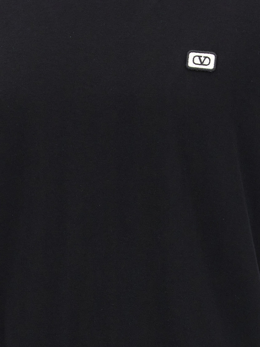 Black  'VLogo' T-shirt 4