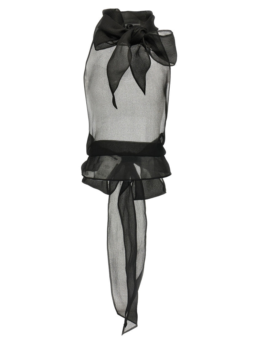 Black Couture Bow top 1