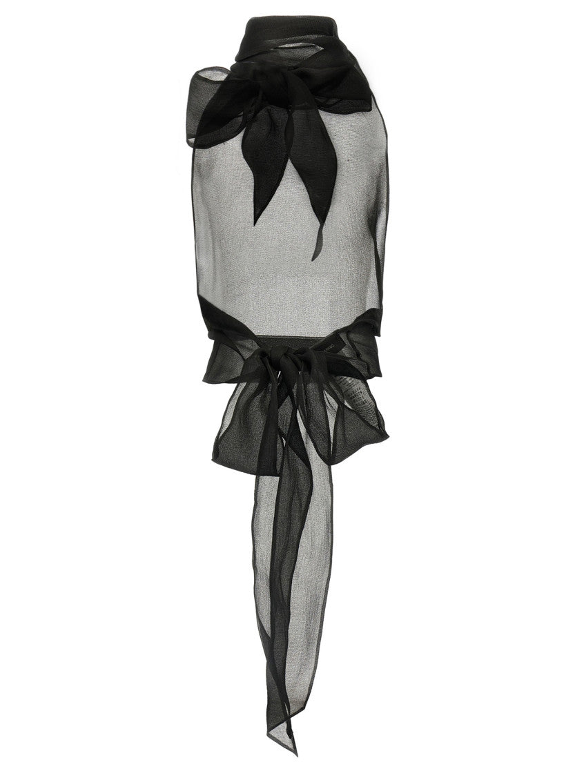 Black Couture Bow top 2