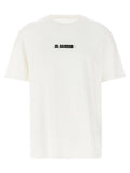 White Logo Print T-shirt 1