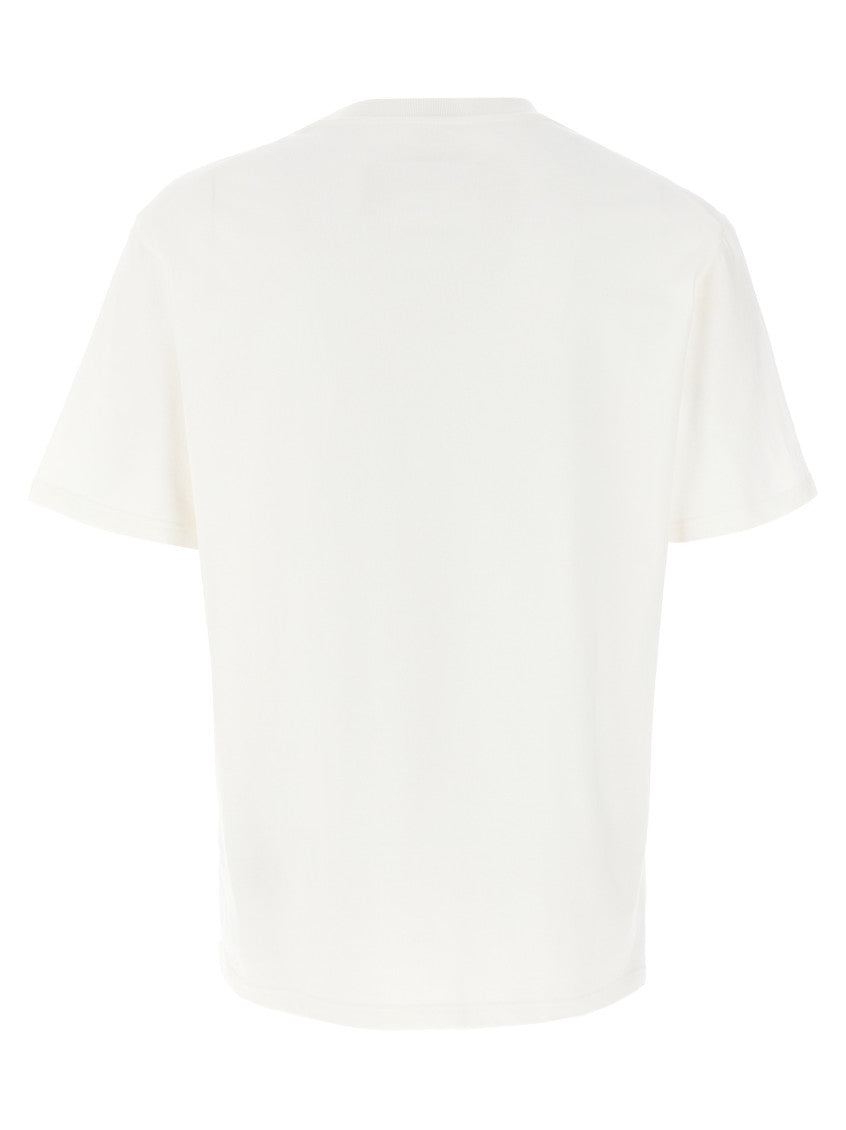 White Logo Print T-shirt 2