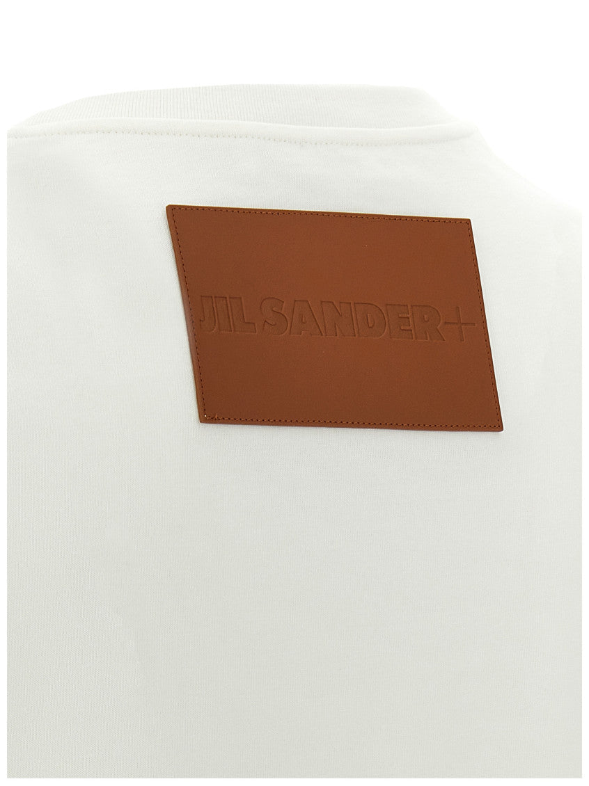 White Logo patch t-shirt 4
