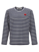 Blue Logo Striped T-shirt 1