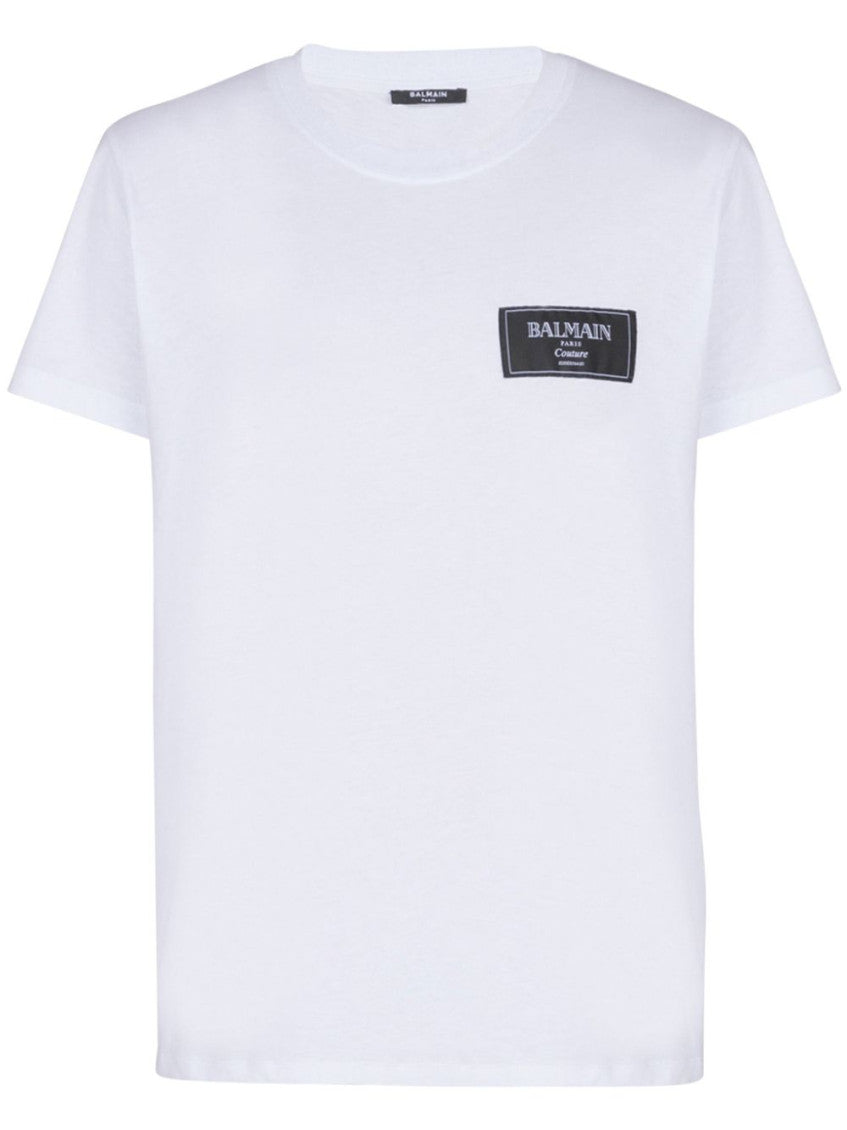 White Crew Neck T-Shirt 1