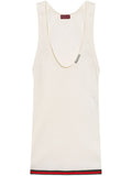 White Logo Tank Top 1