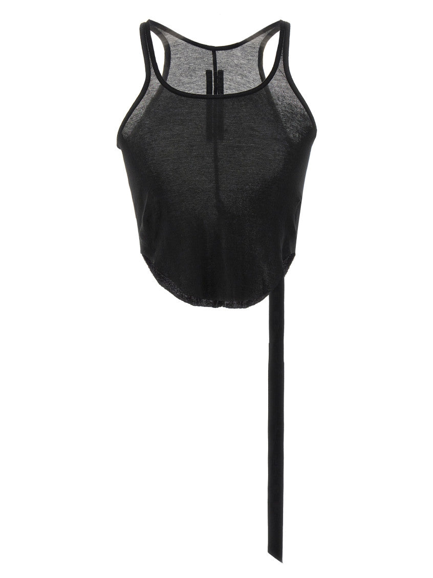 Black 'Basic' tank top 1