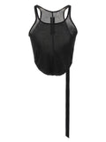 Black 'Basic' tank top 1