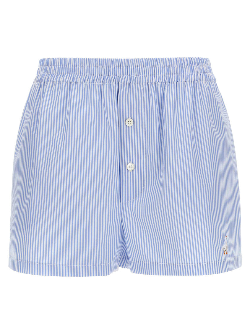 Light Blue Poplin shorts 1