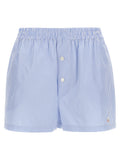 Light Blue Poplin shorts 1