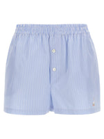 Light Blue Poplin shorts 1