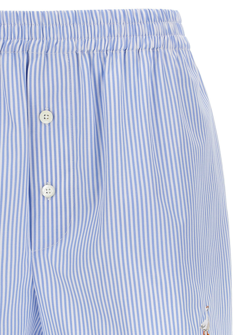 Light Blue Poplin shorts 3