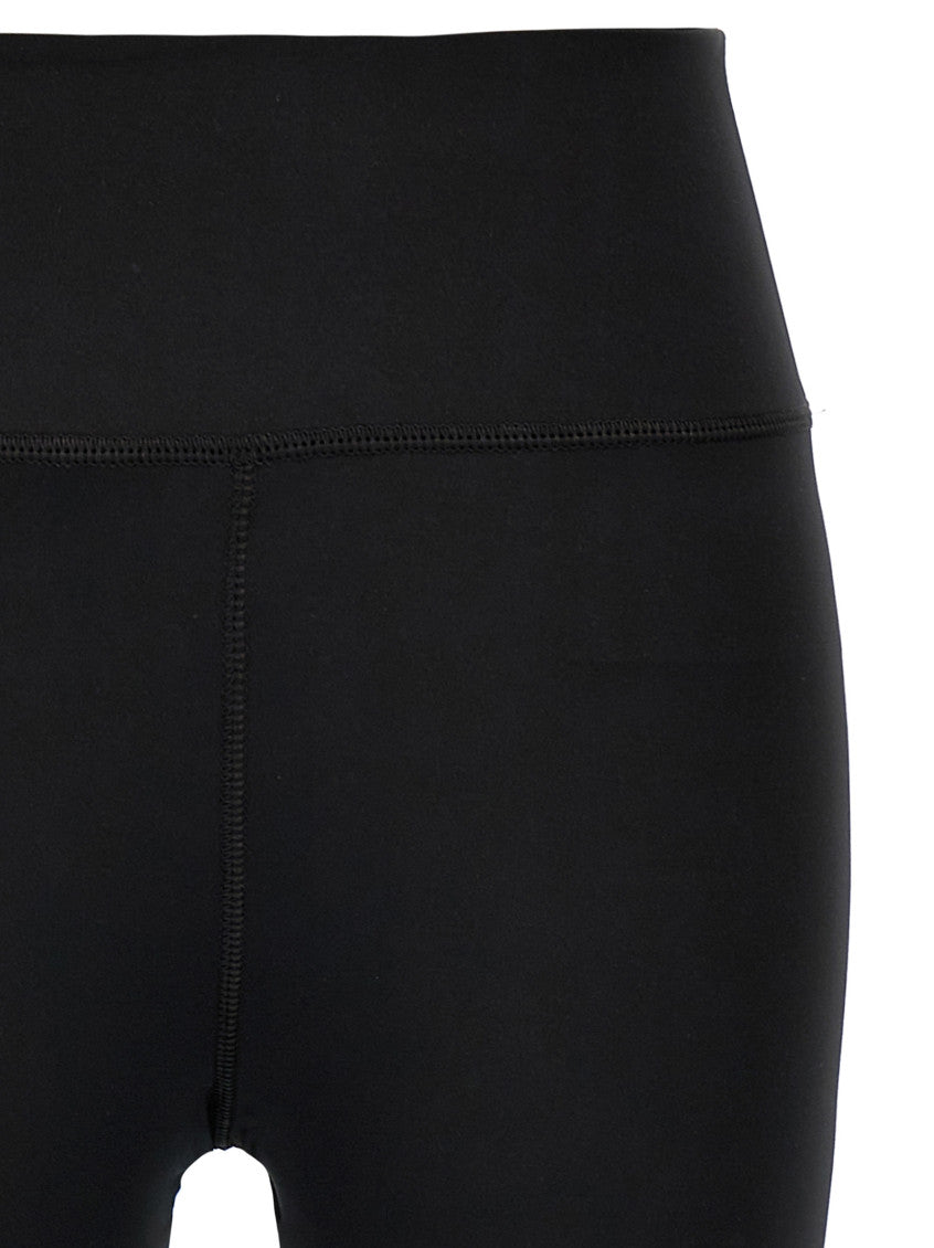 Black Stretch Polyester Leggings 3