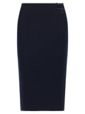 Blue 'Loop Rib knit' skirt 1