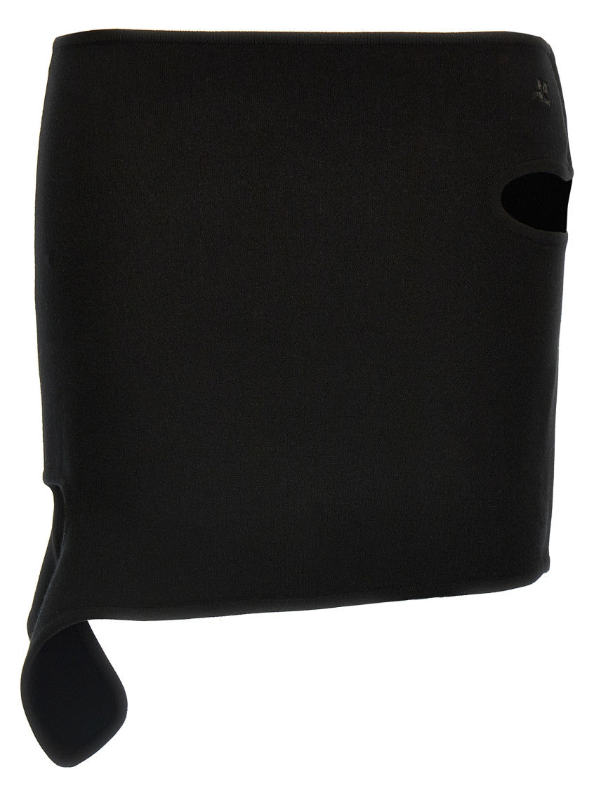 Black 'Loop Milano' skirt 1