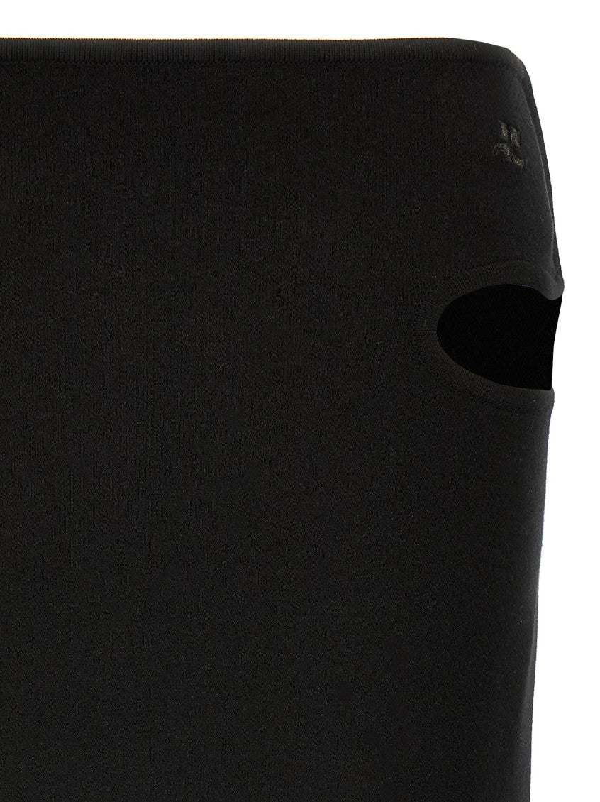 Black 'Loop Milano' skirt 3