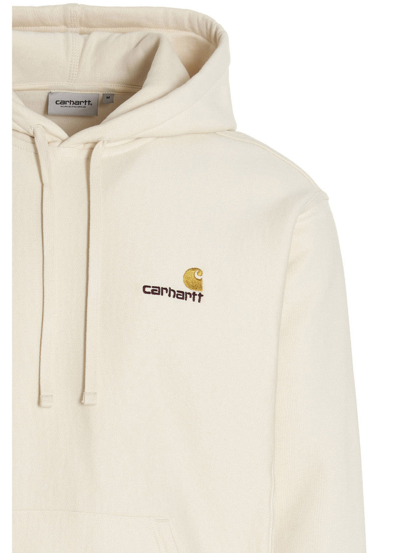 Beige American Script Hoodie 3
