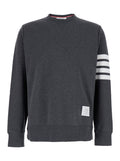 Grey striped sleeve Sweatshirt 1