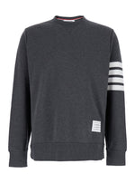 Grey striped sleeve Sweatshirt 1