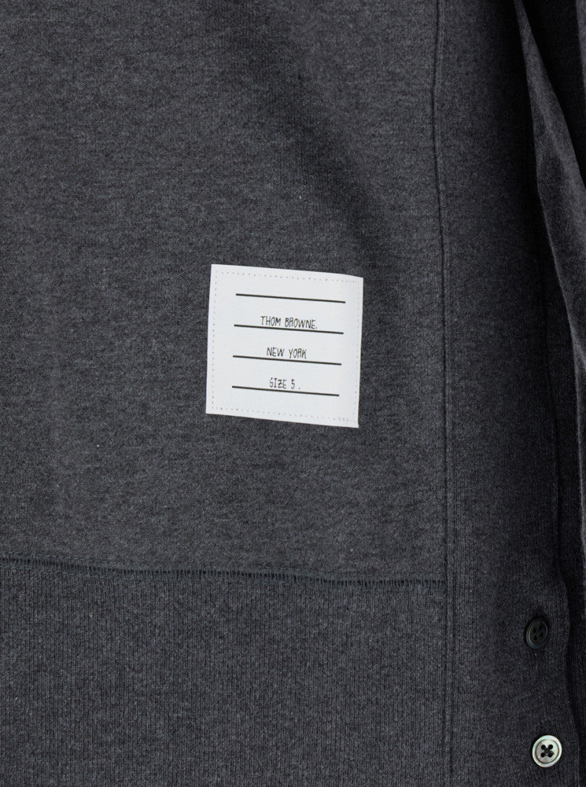 Grey striped sleeve Sweatshirt 3
