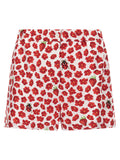 Multicolor 'Strawberry Garden' shorts 1
