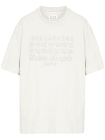 White Logo cotton t-shirt 1