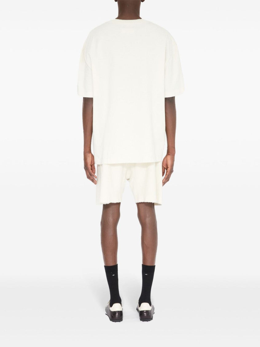White Logo cotton t-shirt 2