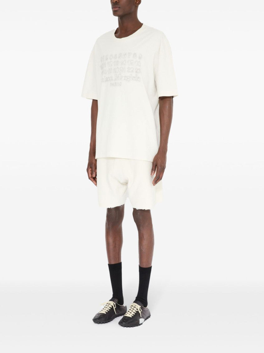 White Logo cotton t-shirt 4