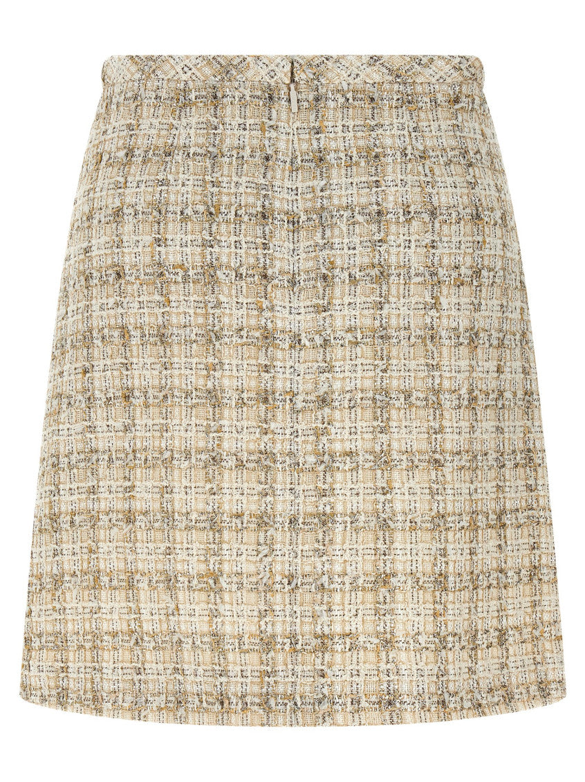 Multicolor Tweed mini skirt 2