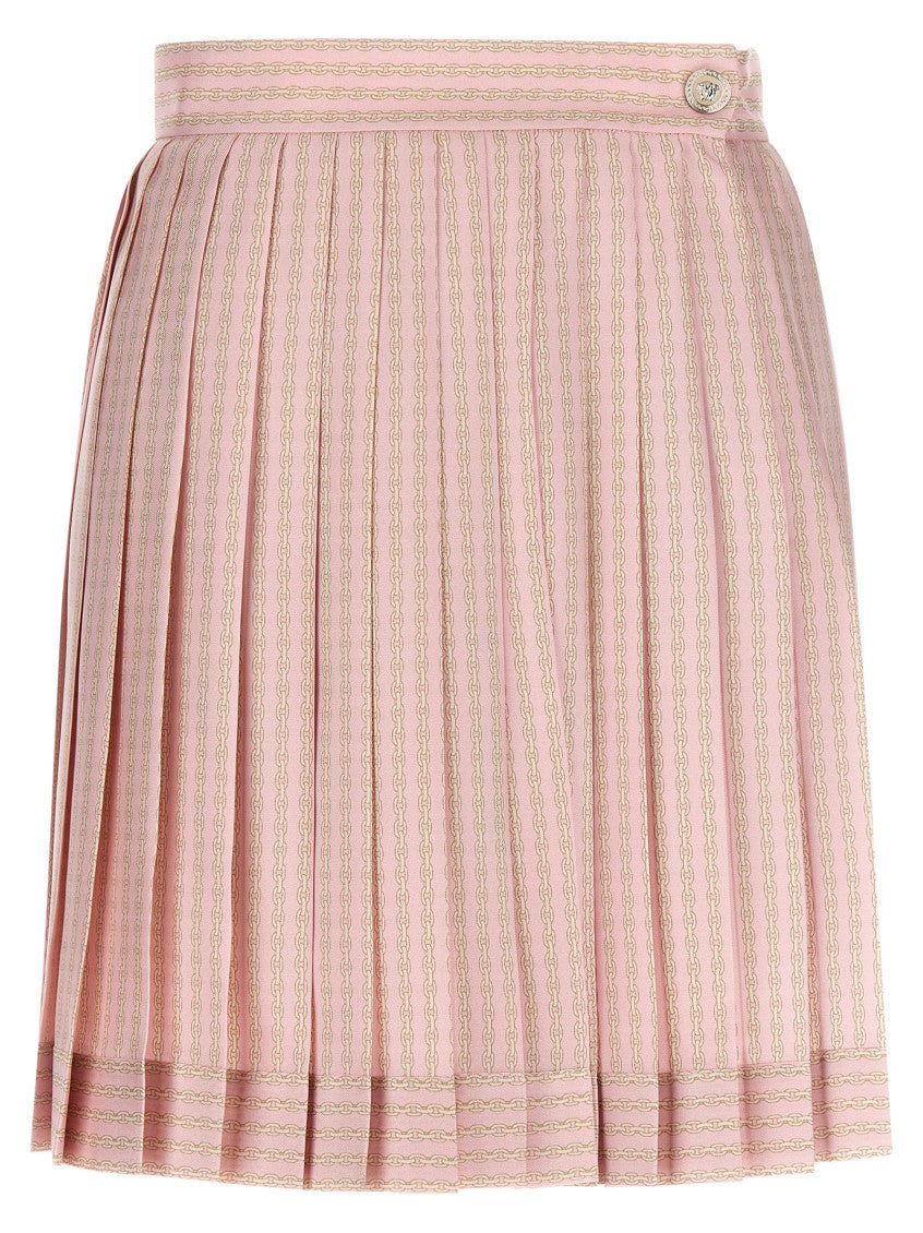 Pink 'Versace Treasure' skirt 1