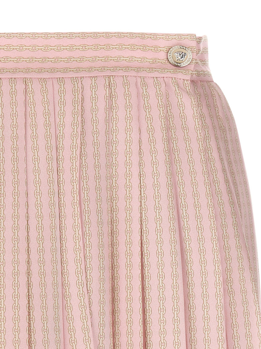 Pink 'Versace Treasure' skirt 3