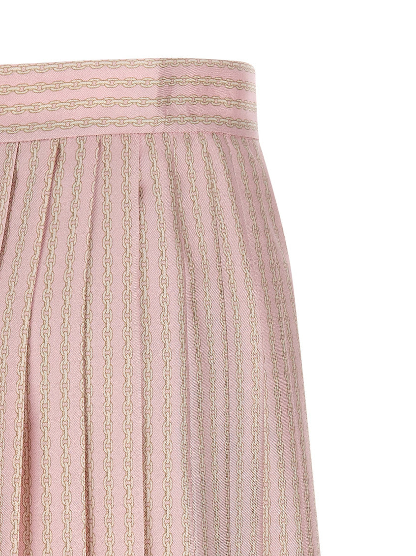 Pink 'Versace Treasure' skirt 4